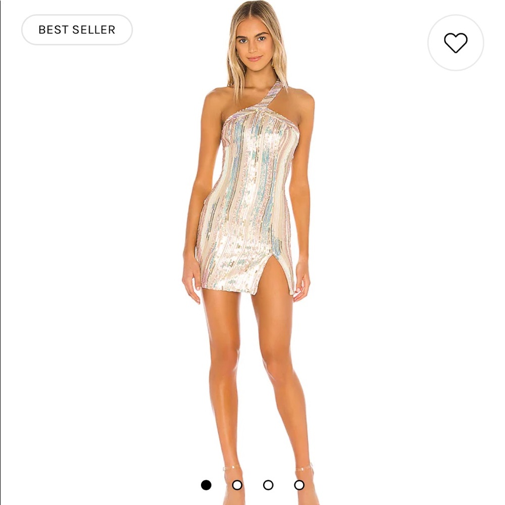 Superdown CICELY MINI DRESS IN SEQUIN MULTI